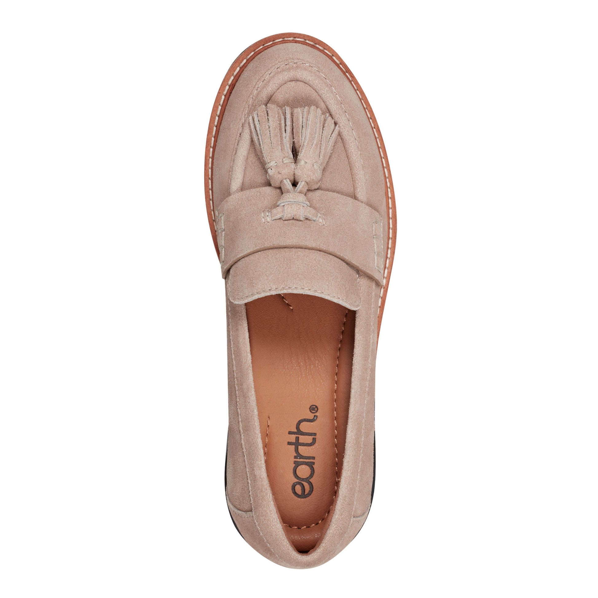 Earth Shoes Zimm Round Toe Lug Sole Casual Slip-on Loafers