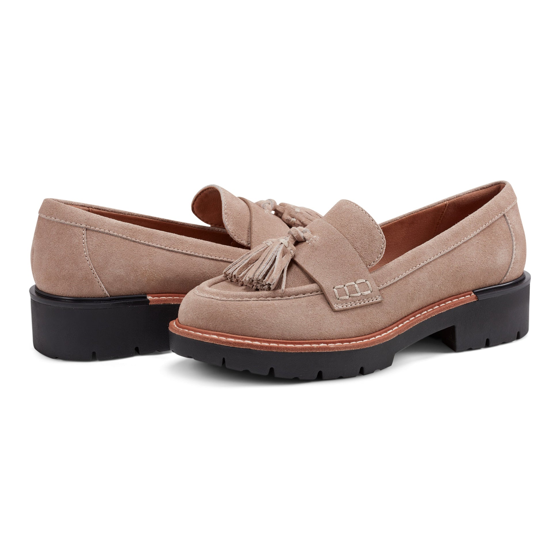 Earth Shoes Zimm Round Toe Lug Sole Casual Slip-on Loafers