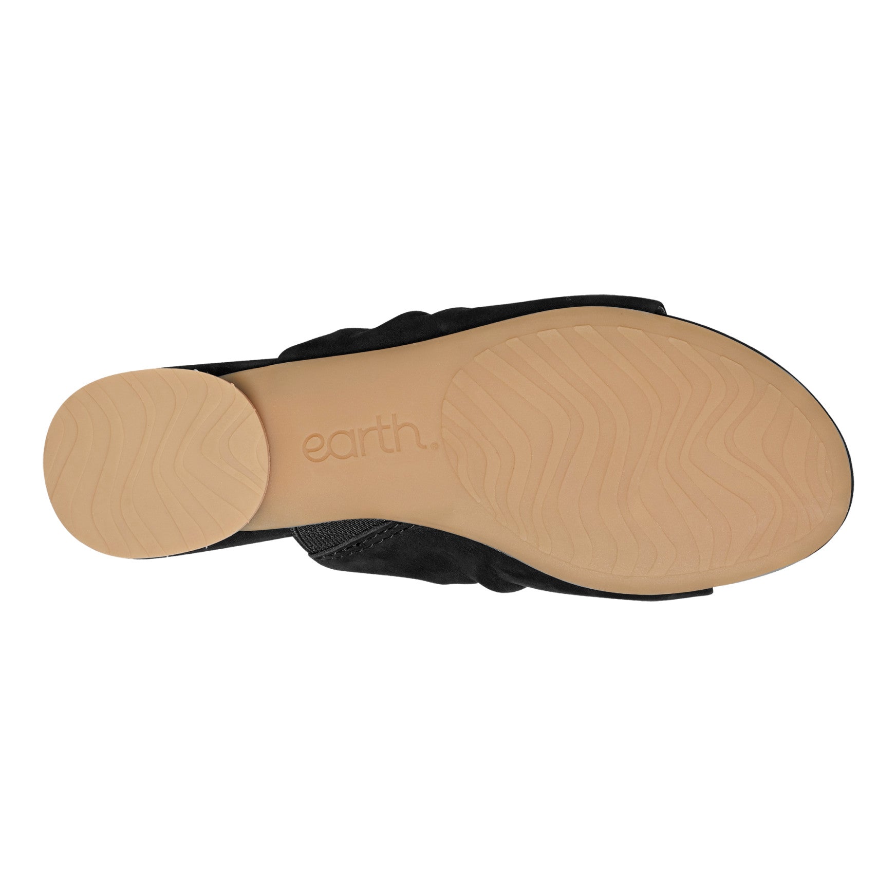 Earth Shoes Talma Ruched Flat Slip-On Sandals