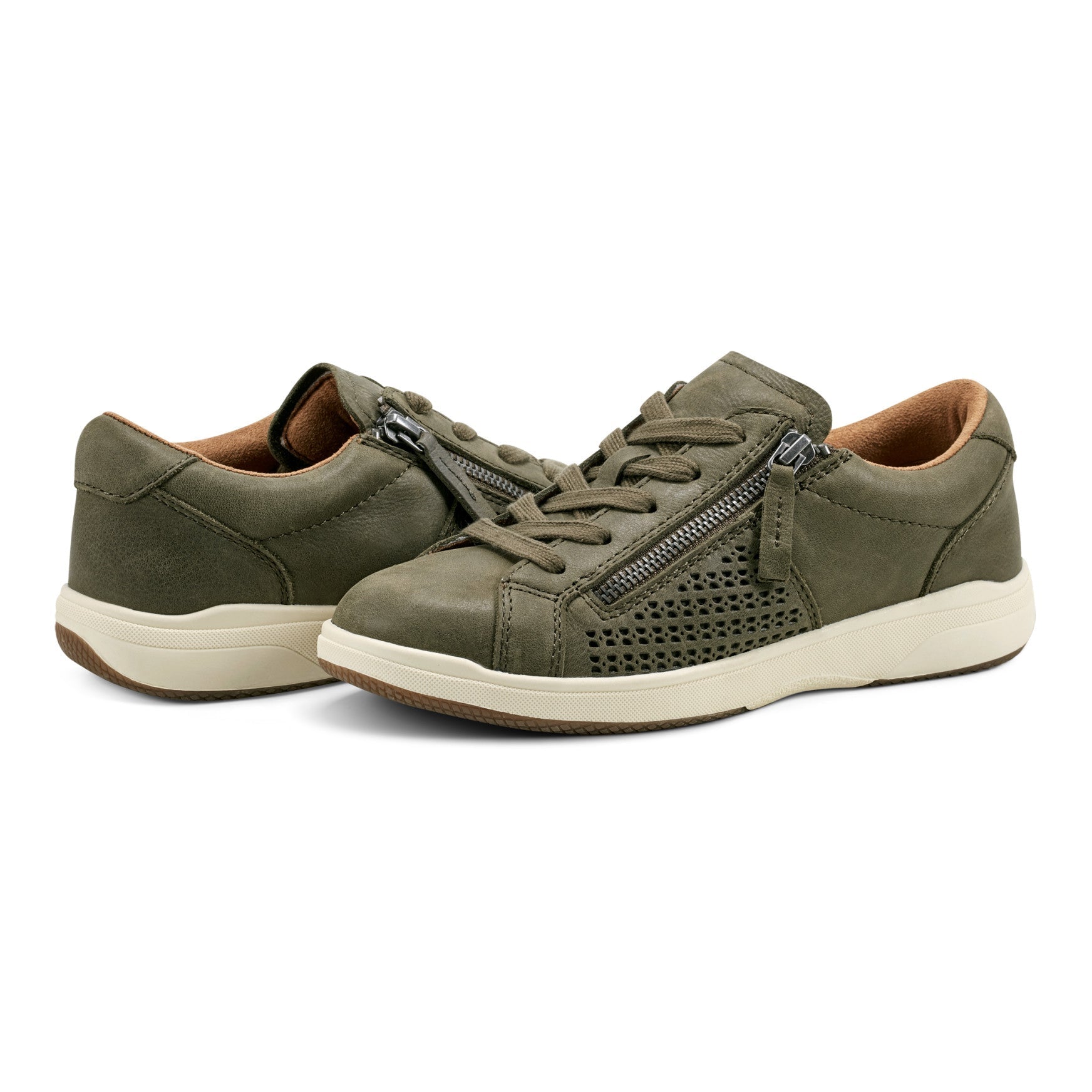 Earth Shoes Netta Round Toe Casual Lace-up Sneakers