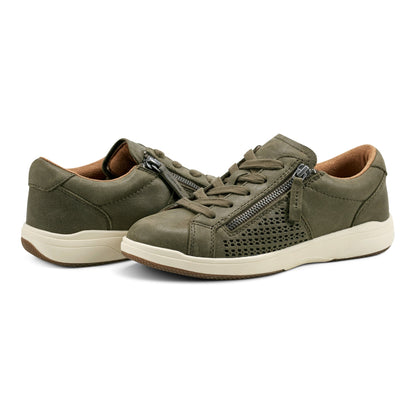 Earth Shoes Netta Round Toe Casual Lace-up Sneakers