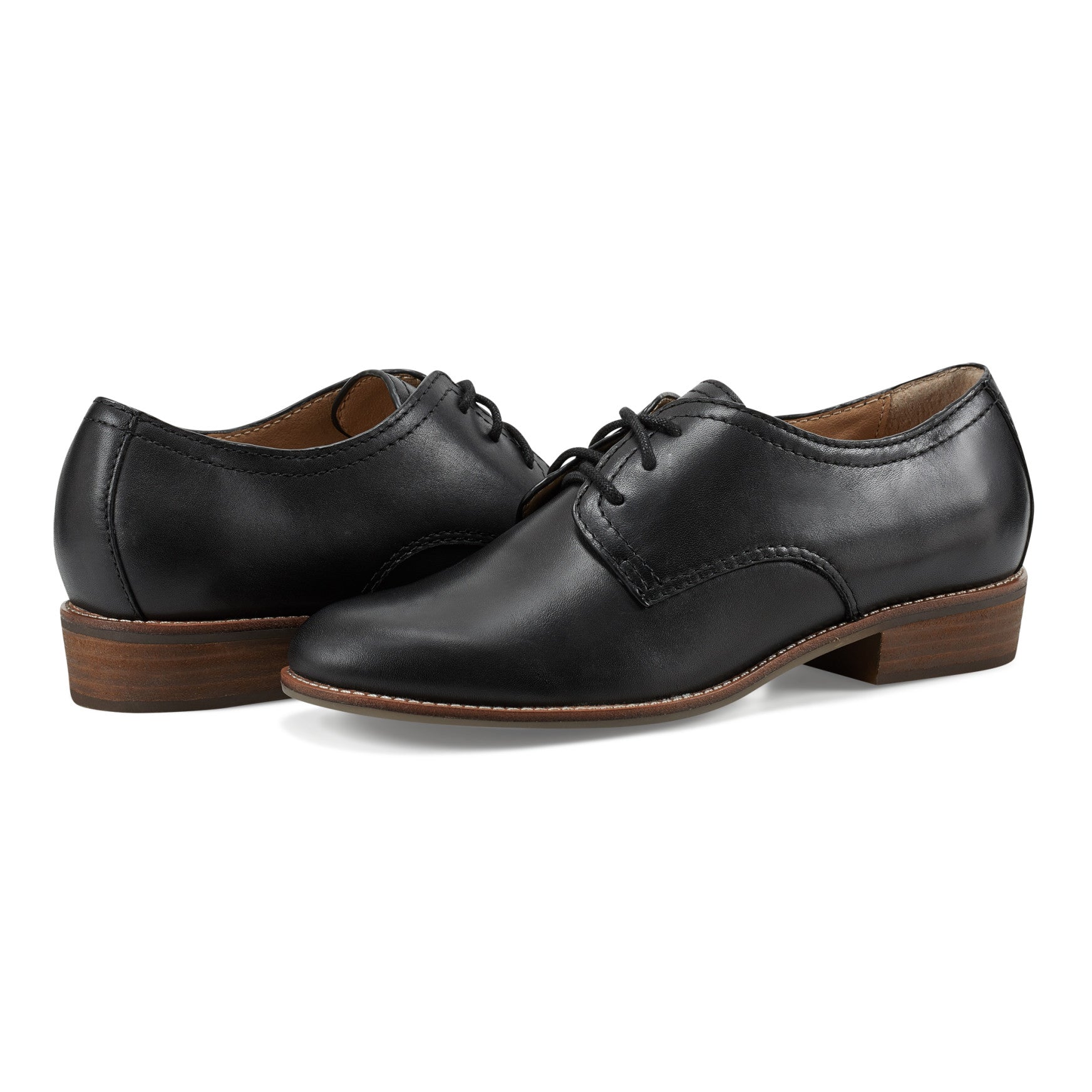 Earth Shoes Eane Stacked Heel Casual Lace-Up Loafers