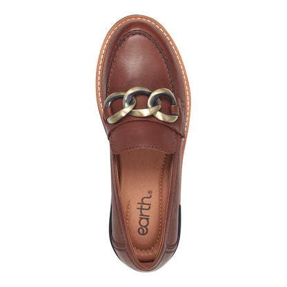 Earth Shoes Zalor Round Toe Lug Sole Casual Slip-on Loafers